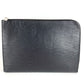 BVLGARI Logo S.Bulgari Crossbody Bag Pochette Shoulder Bag PVC/Leather Unisex Gray