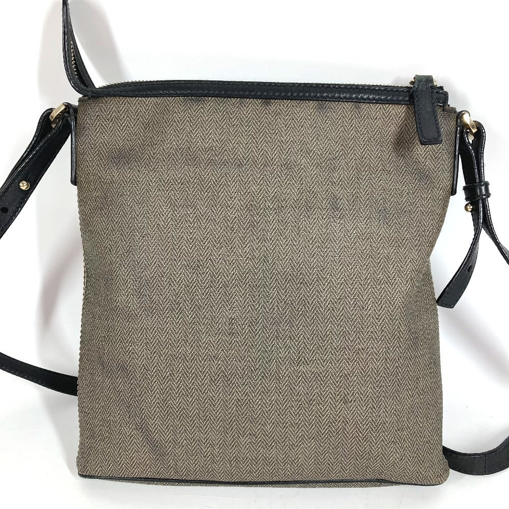 BVLGARI Logo S.Bulgari Crossbody Bag Pochette Shoulder Bag PVC/Leather Unisex Gray