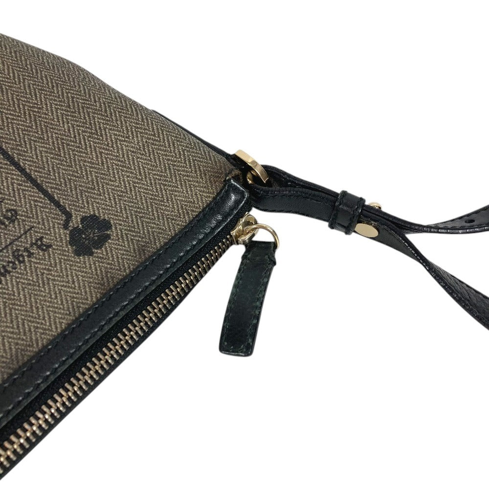 BVLGARI Logo S.Bulgari Crossbody Bag Pochette Shoulder Bag PVC/Leather Unisex Gray