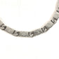 LOUIS VUITTON M00919 Monogram Necklace Monogram Tied-Up Chain Necklace Metal Unisex Silver