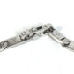 LOUIS VUITTON M00919 Monogram Necklace Monogram Tied-Up Chain Necklace Metal Unisex Silver