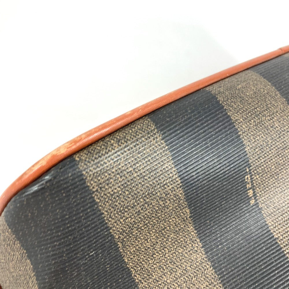 FENDI Vintage Pecan Bag Tote Bag Handbag PVC/Leather Women's Khaki