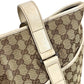 GUCCI 145971 GG ロゴ 肩掛け カバン トートバッグ ショルダーバッグ GGキャンバス/レザー ユニセックス ホワイト