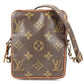 LOUIS VUITTON M45268 モノグラム ミニダヌーブ ミニ ダヌーブ 旧型 カバン 肩掛け ポシェット ショルダーバッグ モノグラムキャンバス ユニセックス ブラウン