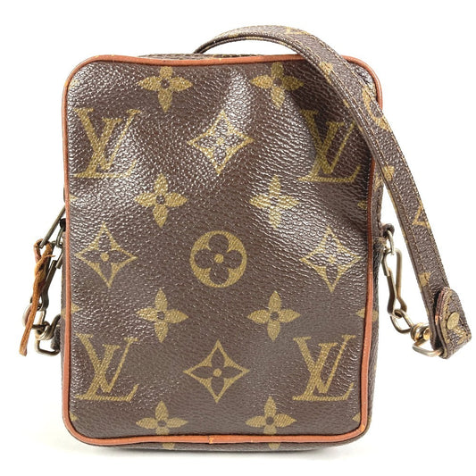 LOUIS VUITTON M45268 モノグラム ミニダヌーブ ミニ ダヌーブ 旧型 カバン 肩掛け ポシェット ショルダーバッグ モノグラムキャンバス ユニセックス ブラウン