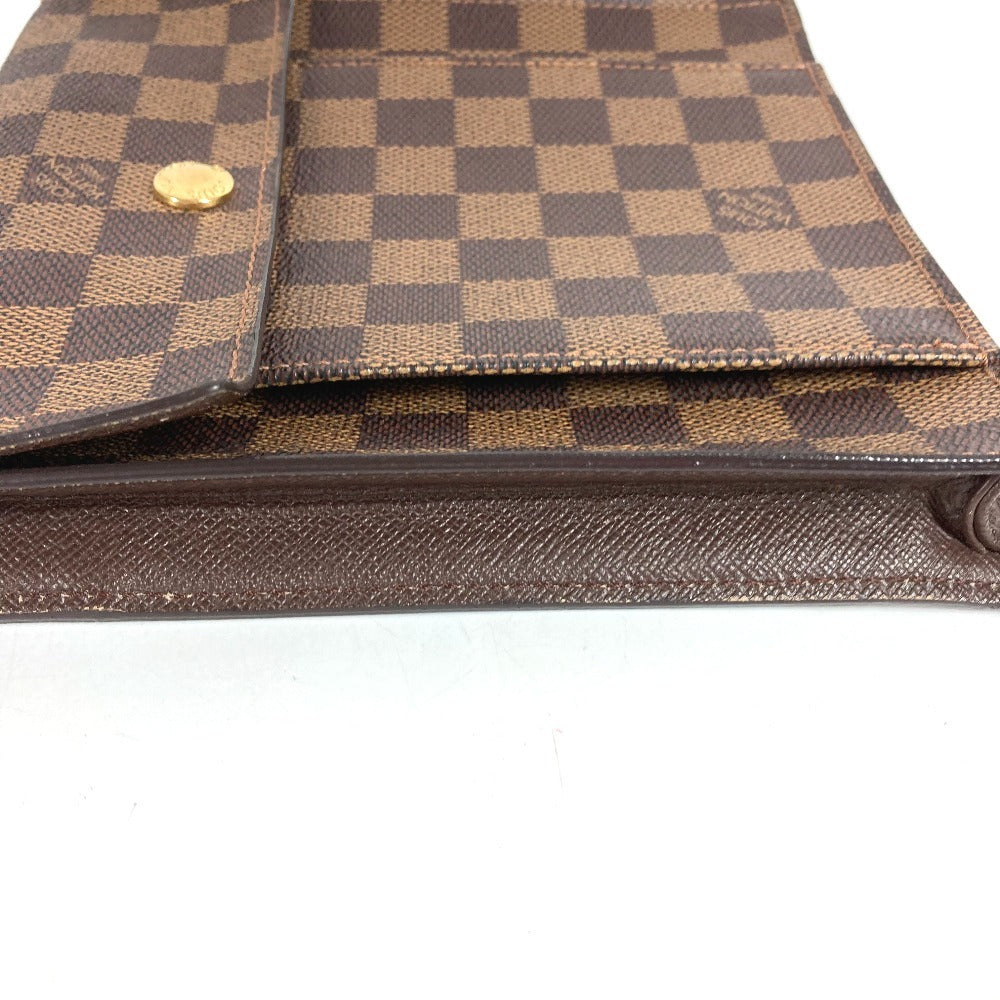 LOUIS VUITTON N45272 ダミエ ピムリコ ポシェット 斜め掛け フラップ ショルダーバッグ ダミエキャンバス レディース エベヌ ブラウン