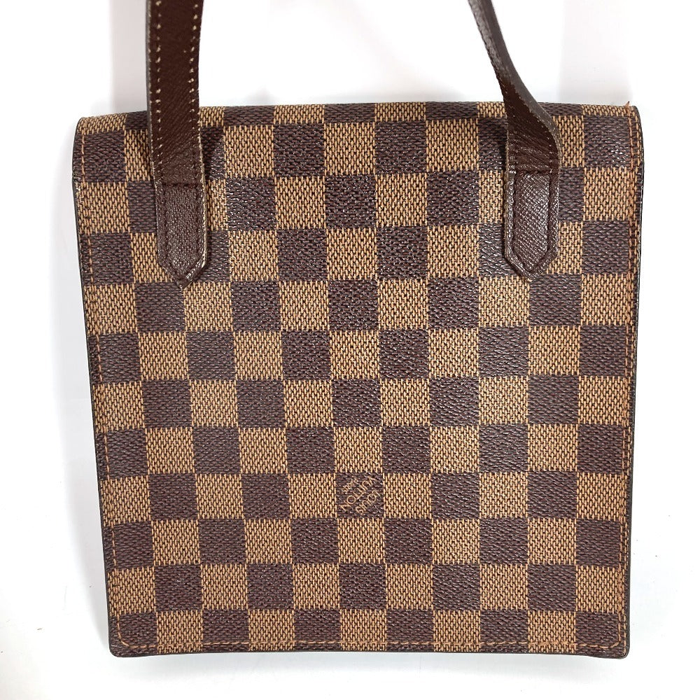 LOUIS VUITTON N45272 ダミエ ピムリコ ポシェット 斜め掛け フラップ ショルダーバッグ ダミエキャンバス レディース エベヌ ブラウン