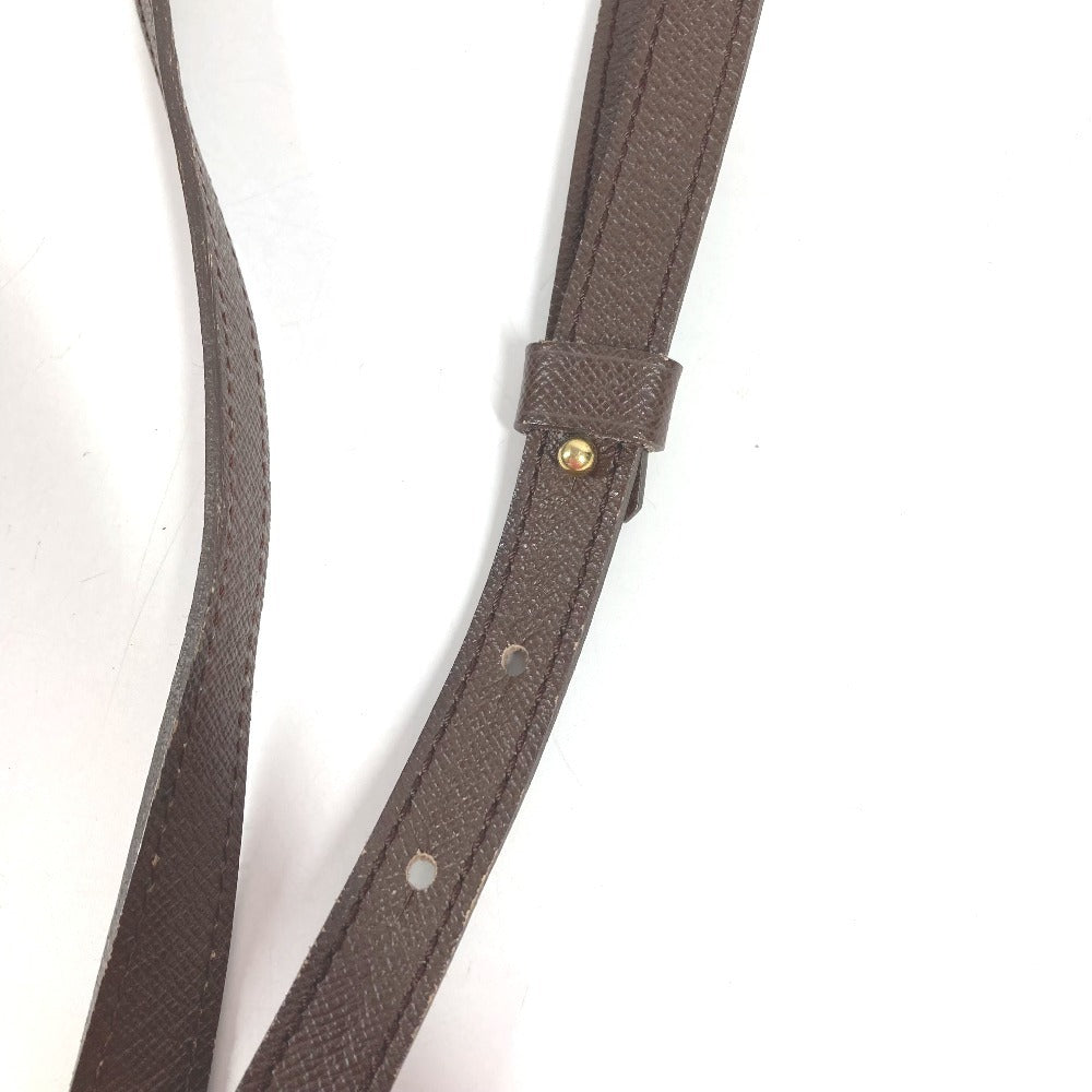 LOUIS VUITTON N45272 ダミエ ピムリコ ポシェット 斜め掛け フラップ ショルダーバッグ ダミエキャンバス レディース エベヌ ブラウン
