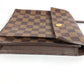 LOUIS VUITTON N45272 ダミエ ピムリコ ポシェット 斜め掛け フラップ ショルダーバッグ ダミエキャンバス レディース エベヌ ブラウン