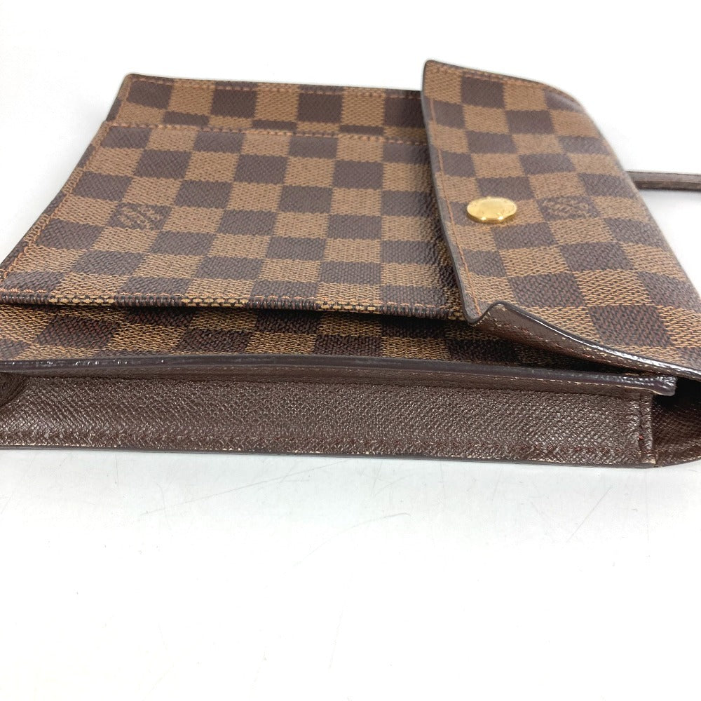 LOUIS VUITTON N45272 ダミエ ピムリコ ポシェット 斜め掛け フラップ ショルダーバッグ ダミエキャンバス レディース エベヌ ブラウン