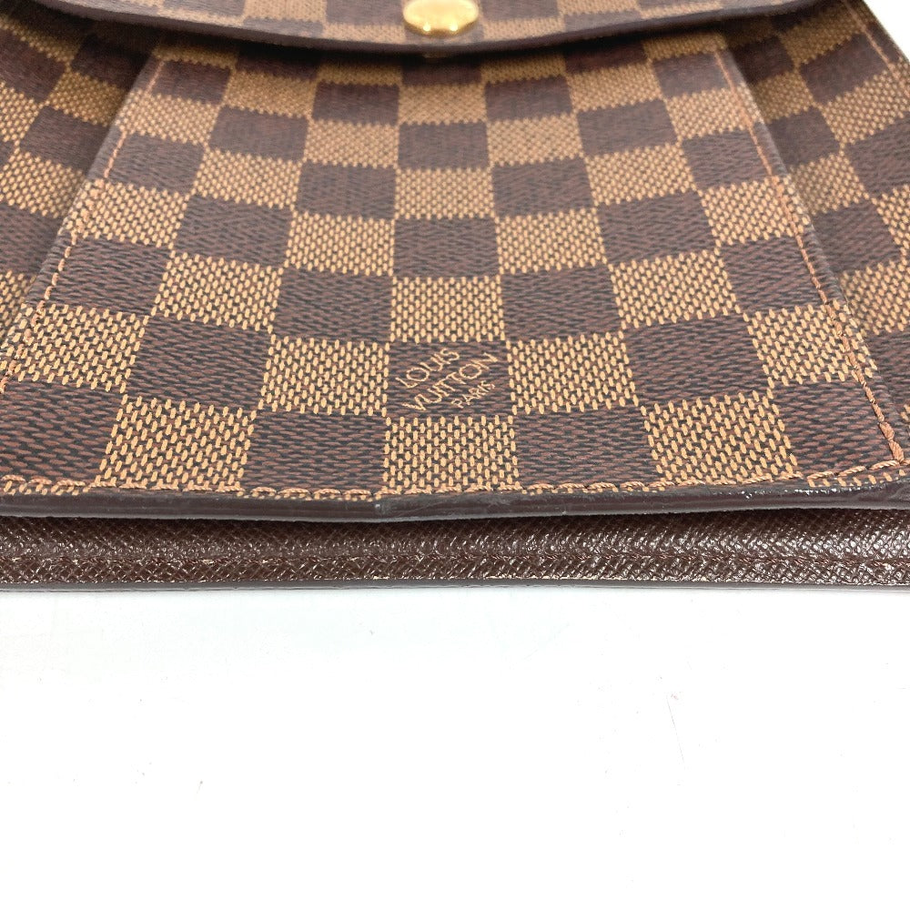 LOUIS VUITTON N45272 ダミエ ピムリコ ポシェット 斜め掛け フラップ ショルダーバッグ ダミエキャンバス レディース エベヌ ブラウン