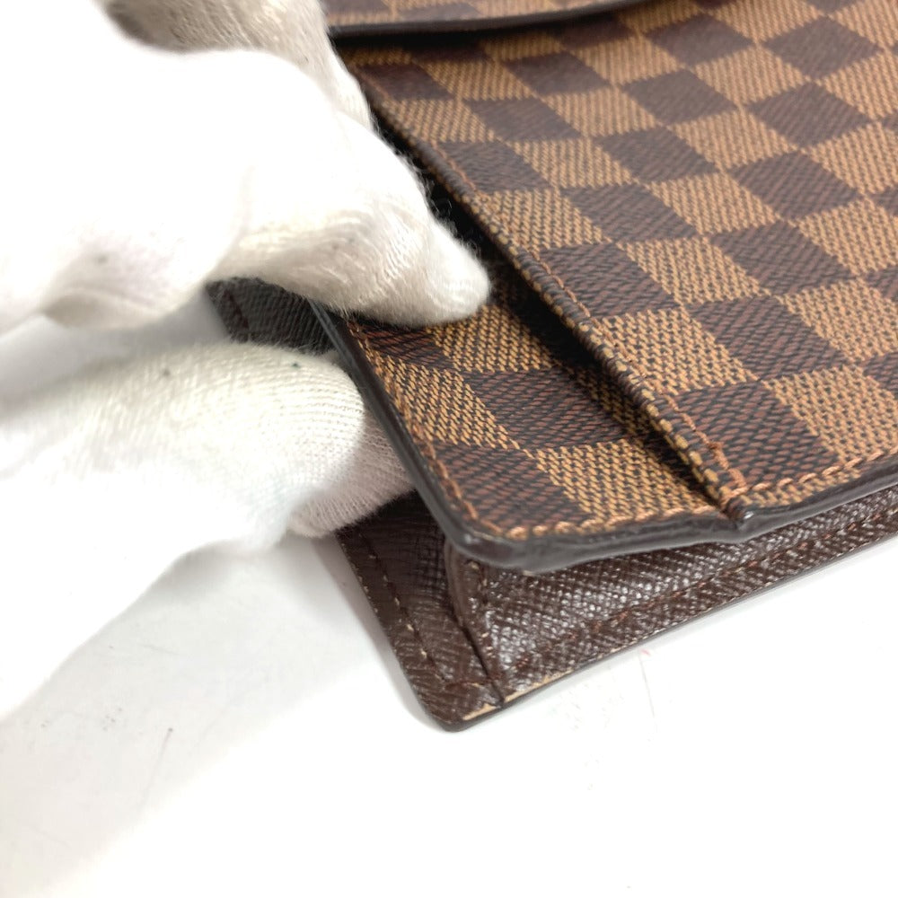 LOUIS VUITTON N45272 ダミエ ピムリコ ポシェット 斜め掛け フラップ ショルダーバッグ ダミエキャンバス レディース エベヌ ブラウン