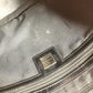 FENDI ヴィンテージ FF ロゴ カバン トートバッグ ハンドバッグ レザー/ナイロン ユニセックス ブラック