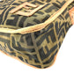 FENDI Zucca Logo Bag Crossbody Pouch Shoulder Bag Nylon Canvas/Leather Unisex Brown