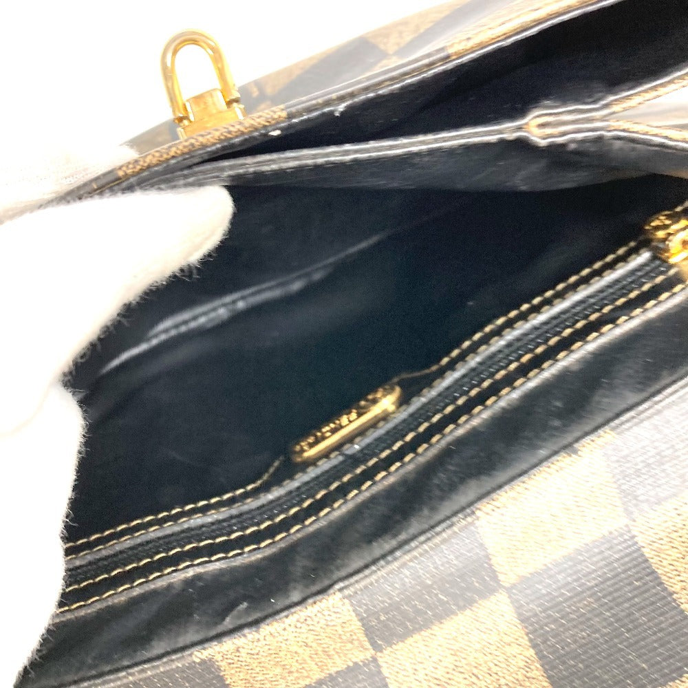 FENDI ヴィンテージ ペカン ロゴ カバン トートバッグ ハンドバッグ レザー/PVC ユニセックス ブラウン