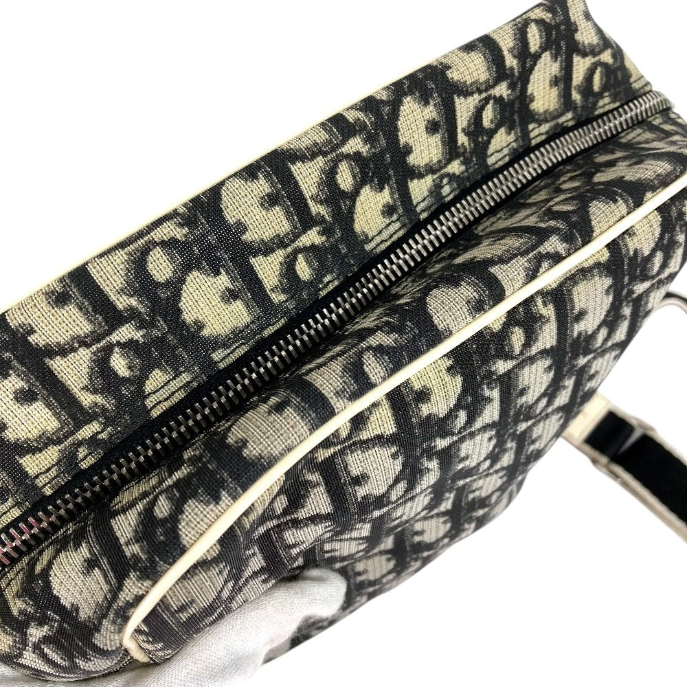Dior トロッター ロゴ NO2 カバン 斜め掛け ポシェット ショルダーバッグ PVC ユニセックス ブラック