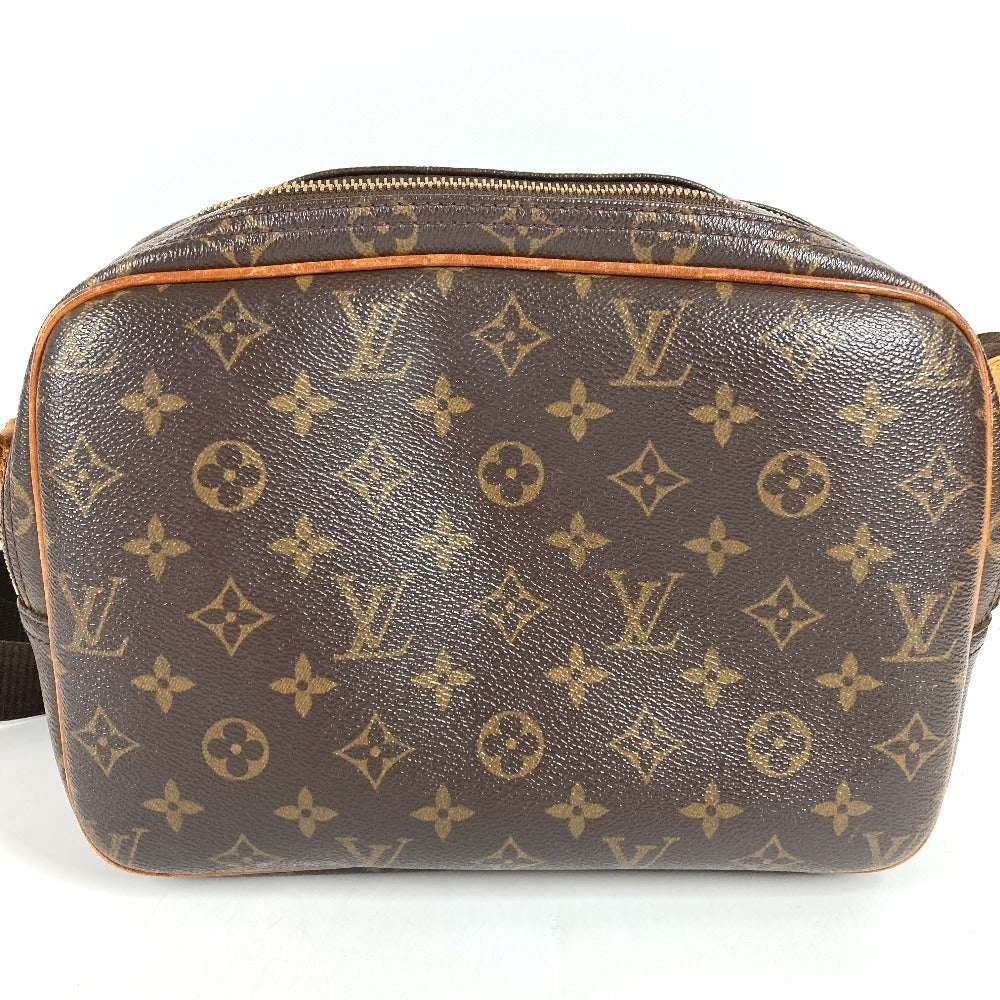 LOUIS VUITTON M45254 モノグラム リポーターPM リポーター PM 斜め掛け カバン ショルダーバッグ モノグラムキャンバス ユニセックス ブラウン