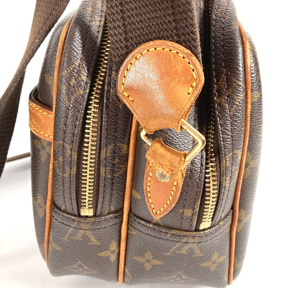 LOUIS VUITTON M45254 モノグラム リポーターPM リポーター PM 斜め掛け カバン ショルダーバッグ モノグラムキャンバス ユニセックス ブラウン