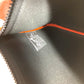 HERMES レオパード 豹 ヒョウ ネオバンＭM ネオバン ＭM クラッチバッグ カバン メイクポーチ マルチポーチ ポーチ ポリアミド ユニセックス オレンジ