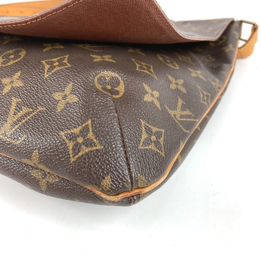 LOUIS VUITTON M51256 モノグラム ミュゼット カバン フラップ 斜め掛け ショルダーバッグ モノグラムキャンバス ユニセックス ブラウン