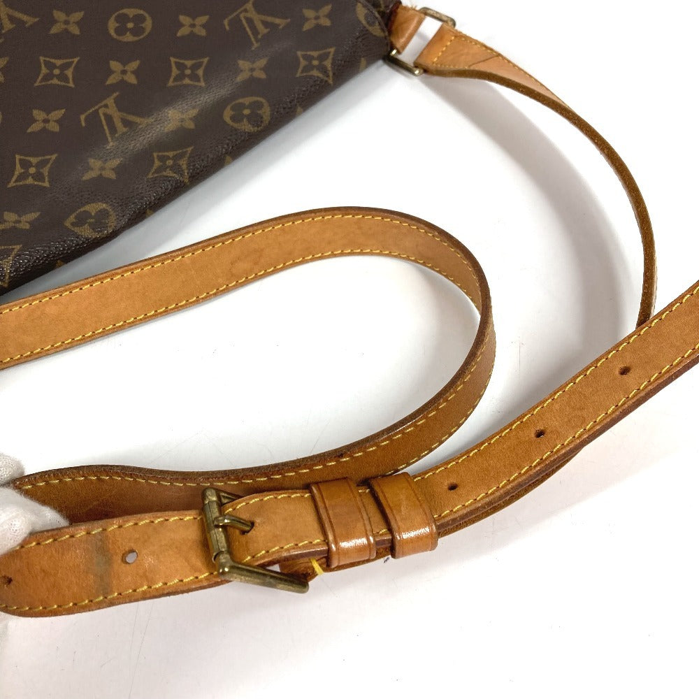 LOUIS VUITTON M51256 モノグラム ミュゼット カバン フラップ 斜め掛け ショルダーバッグ モノグラムキャンバス ユニセックス ブラウン