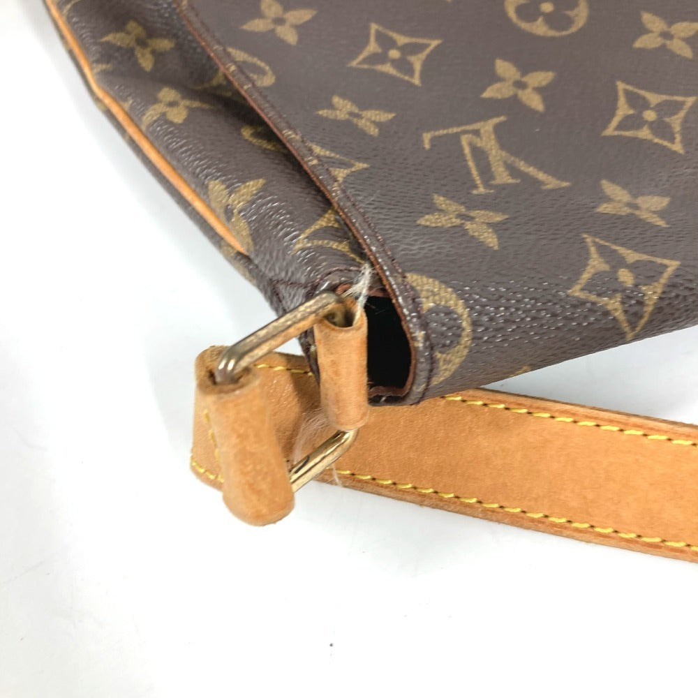 LOUIS VUITTON M51256 モノグラム ミュゼット カバン フラップ 斜め掛け ショルダーバッグ モノグラムキャンバス ユニセックス ブラウン