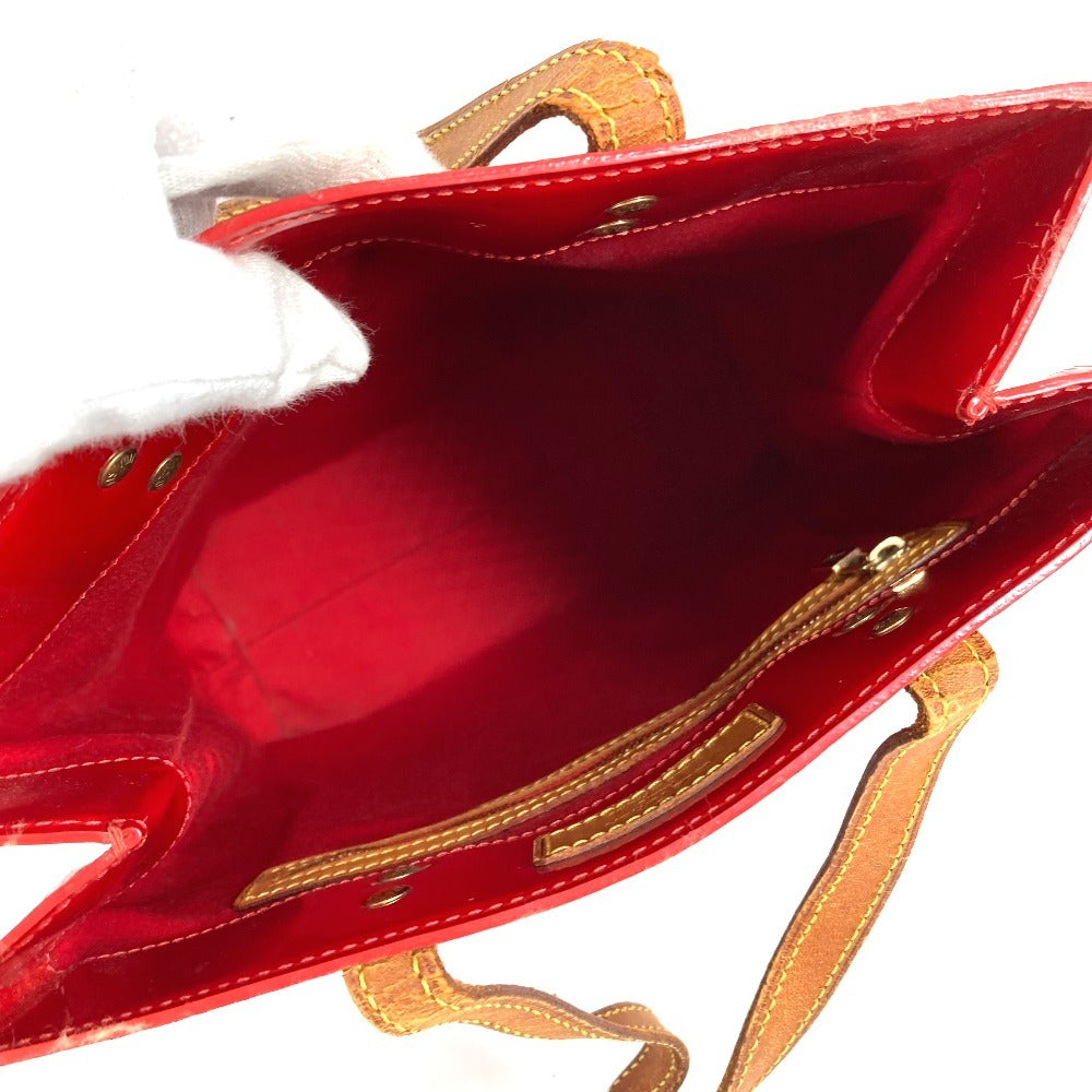 LOUIS VUITTON M91086 モノグラムヴェルニ リードMM リード MM 縦型 カバン トートバッグ ショルダーバッグ モノグラムヴェルニキャンバス レディース ルージュ レッド