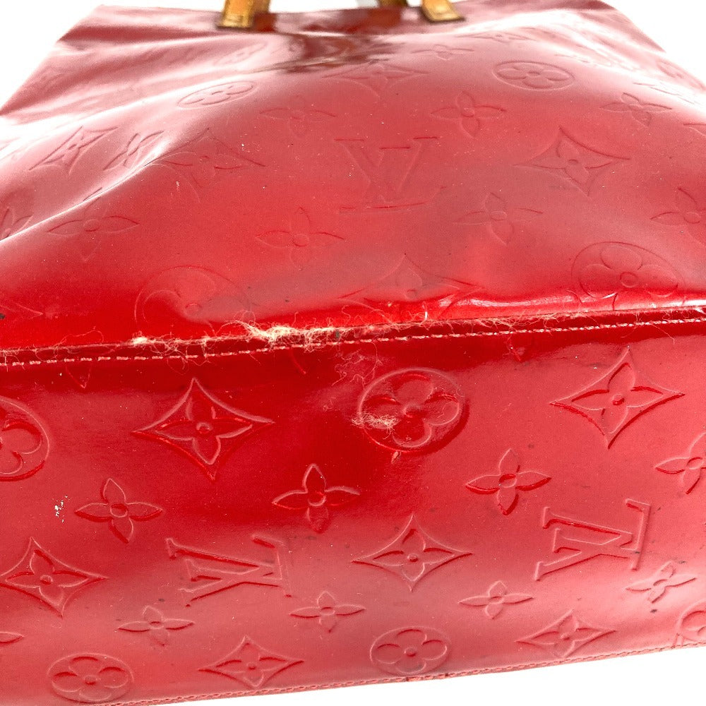 LOUIS VUITTON M91086 モノグラムヴェルニ リードMM リード MM 縦型 カバン トートバッグ ショルダーバッグ モノグラムヴェルニキャンバス レディース ルージュ レッド