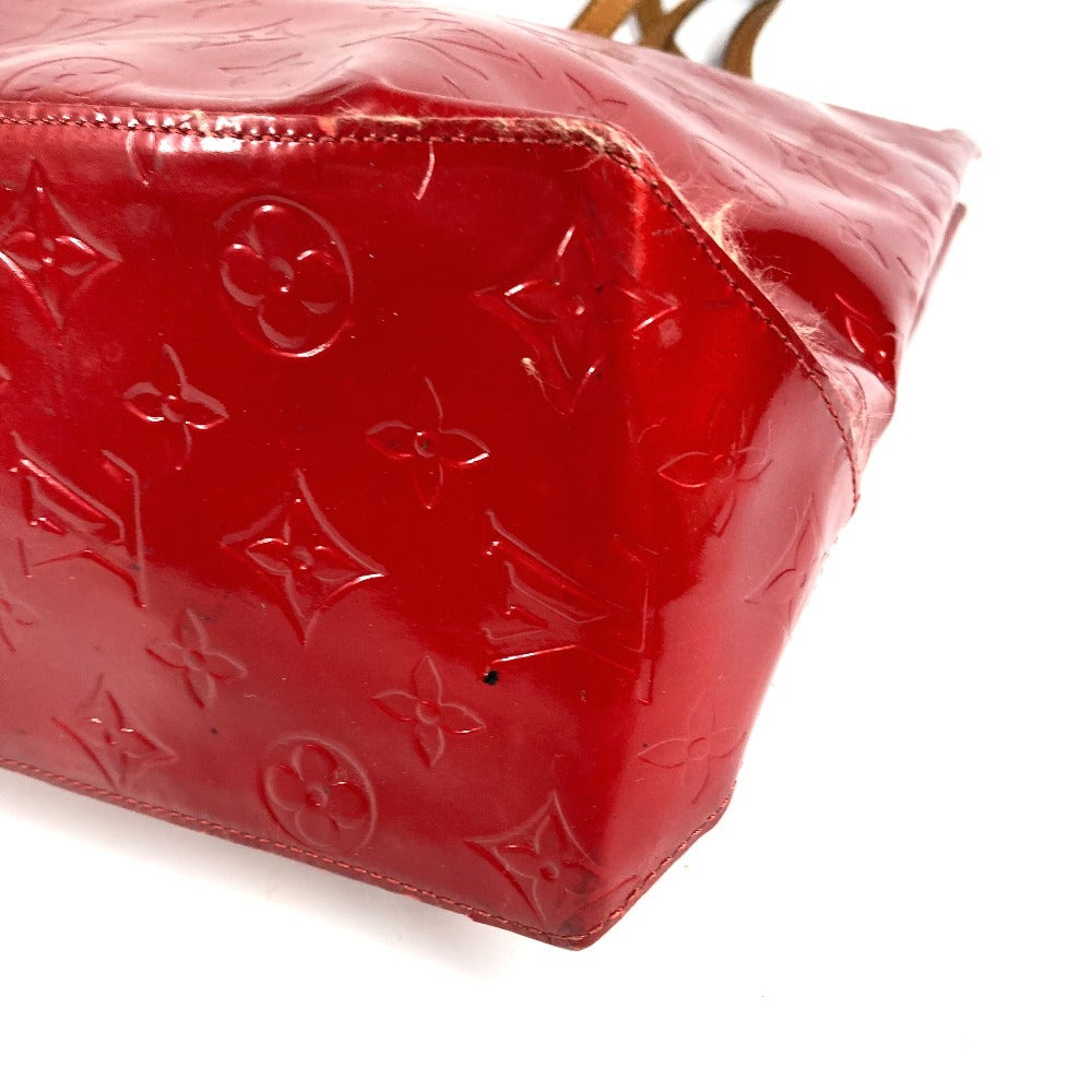 LOUIS VUITTON M91086 モノグラムヴェルニ リードMM リード MM 縦型 カバン トートバッグ ショルダーバッグ モノグラムヴェルニキャンバス レディース ルージュ レッド