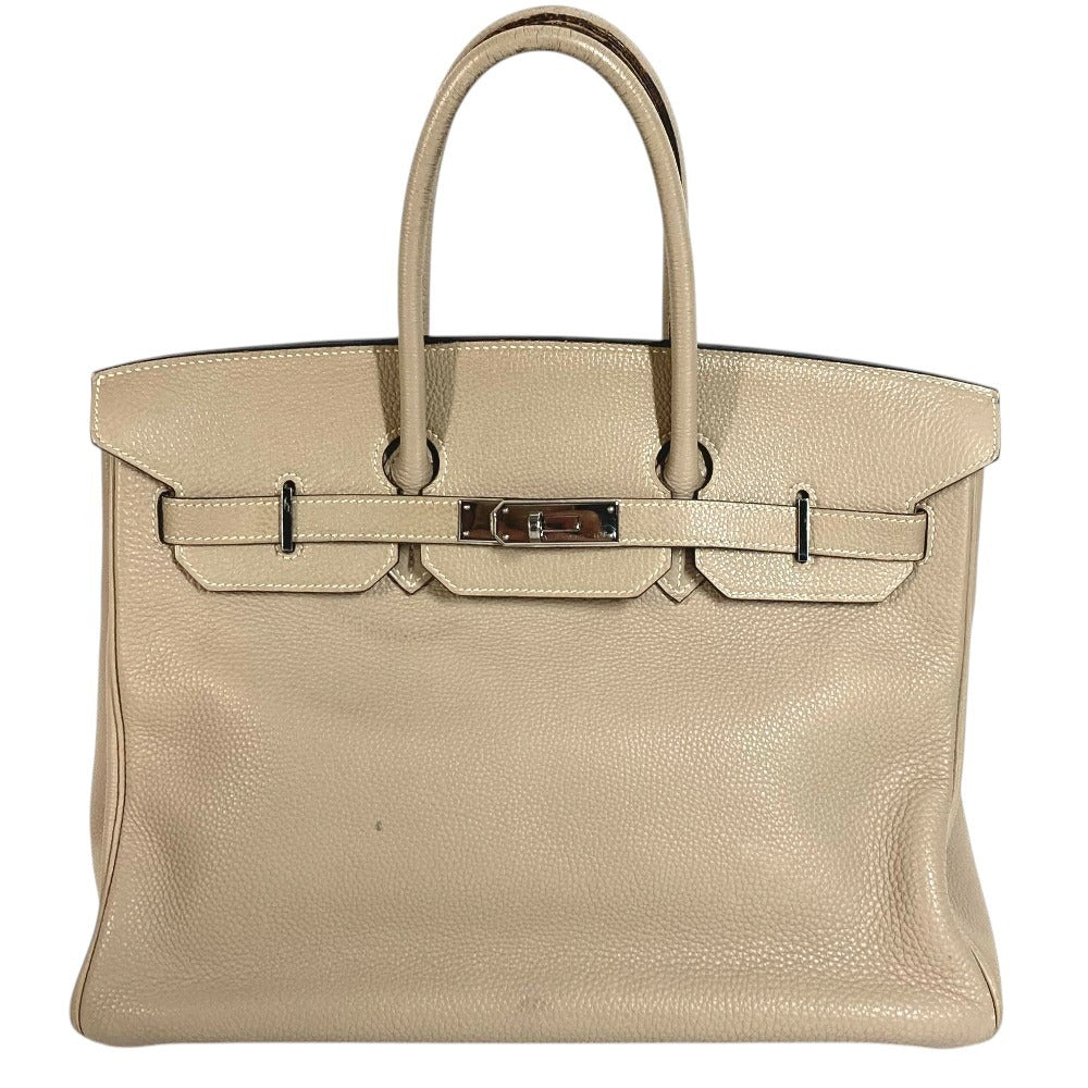 HERMES バーキン35 バーキン 35 カバン トートバッグ ハンドバッグ トゴ ユニセックス トゥルティエールグレー ベージュ系
