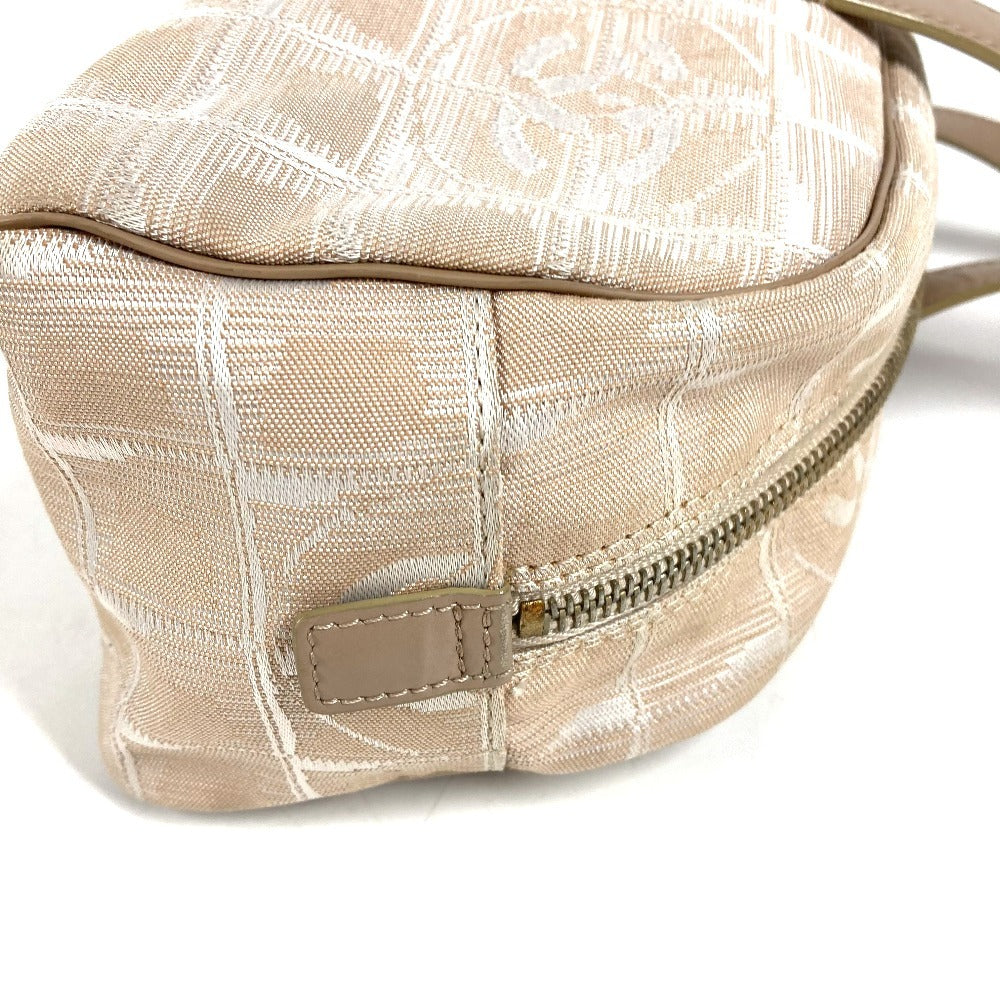 CHANEL A15828 ニュートラベルライン ハンドバッグ カバン　 ボストンバッグ レザー/ナイロン レディース ベージュ