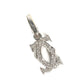 CARTIER ダイヤ K18 金 18K 2C チャーム 750 ダイヤモンド アクセサリー ジュエリー ネックレス ペンダントトップ WG750 レディース シルバー