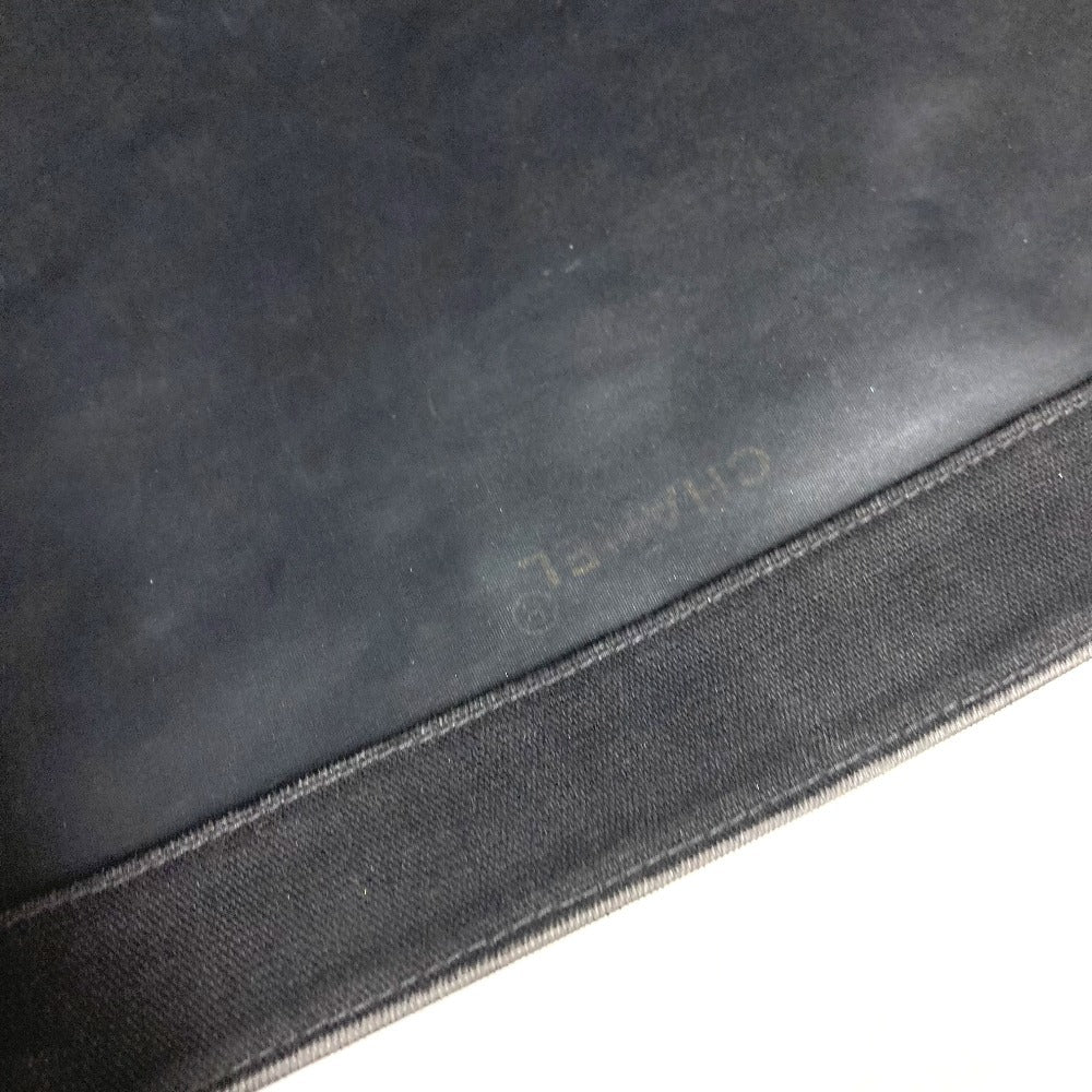 CHANEL ロゴ CC ココマーク カバン トートバッグ 肩掛け Wチェーン チェーンバッグ ショルダーバッグ キャンバス レディース ブラック