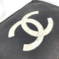 CHANEL ロゴ CC ココマーク カバン トートバッグ 肩掛け Wチェーン チェーンバッグ ショルダーバッグ キャンバス レディース ブラック