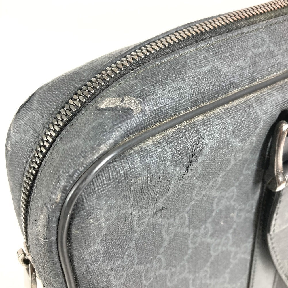 GUCCI 368557 GGスプリーム ロゴ カバン ブリーフケース ハンドバッグ 書類バッグ ビジネスバッグ GGスプリームキャンバス ユニセックス ブラック