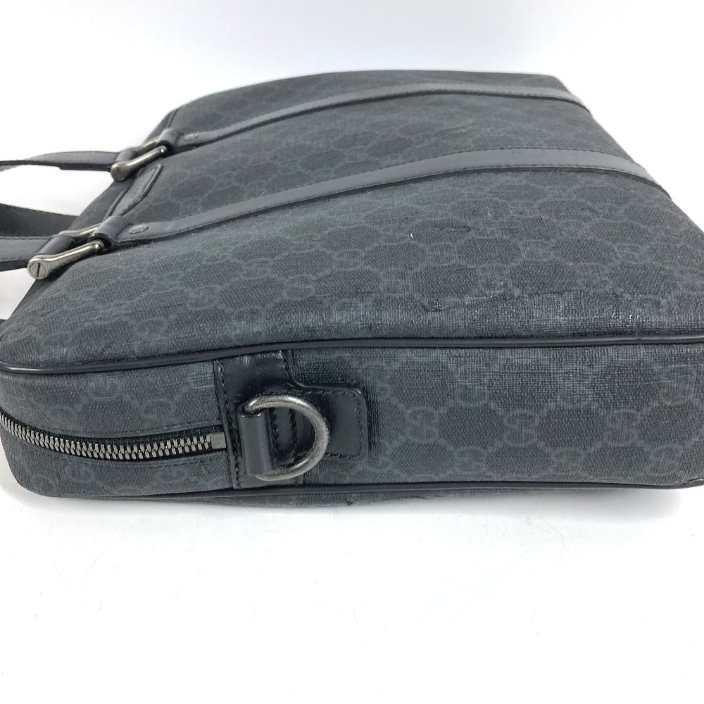 GUCCI 368557 GGスプリーム ロゴ カバン ブリーフケース ハンドバッグ 書類バッグ ビジネスバッグ GGスプリームキャンバス ユニセックス ブラック