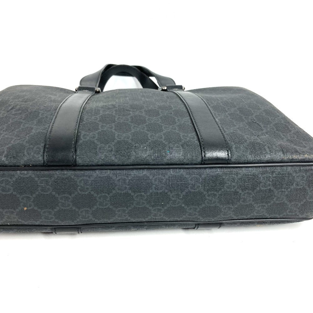 GUCCI 368557 GGスプリーム ロゴ カバン ブリーフケース ハンドバッグ 書類バッグ ビジネスバッグ GGスプリームキャンバス ユニセックス ブラック