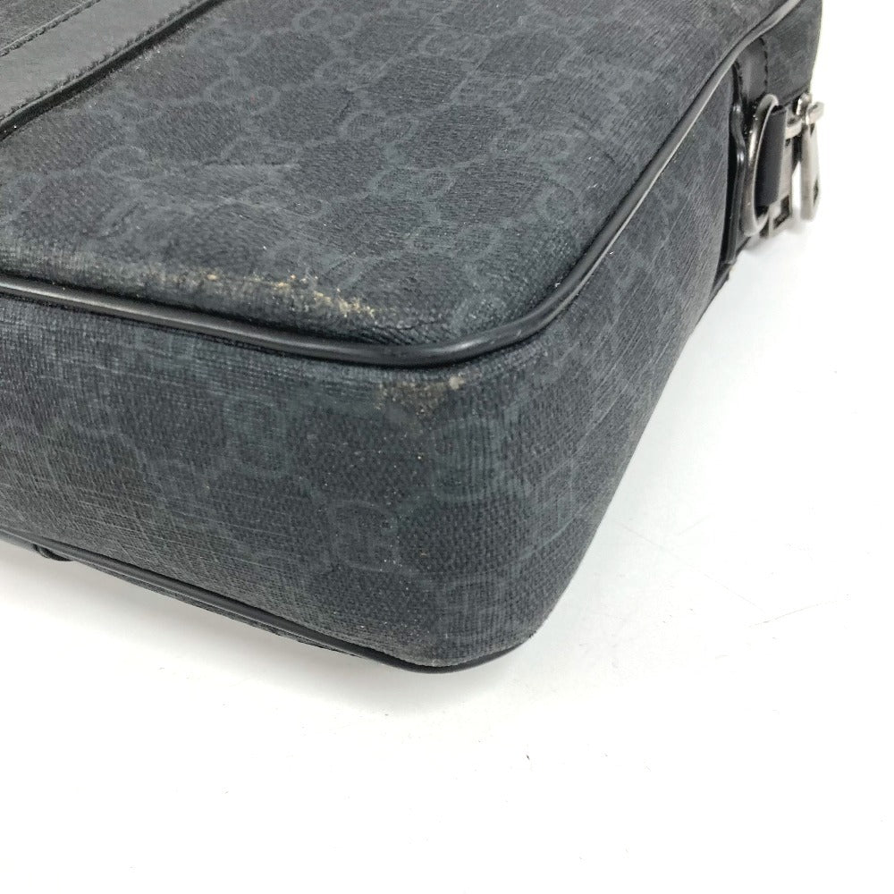 GUCCI 368557 GGスプリーム ロゴ カバン ブリーフケース ハンドバッグ 書類バッグ ビジネスバッグ GGスプリームキャンバス ユニセックス ブラック