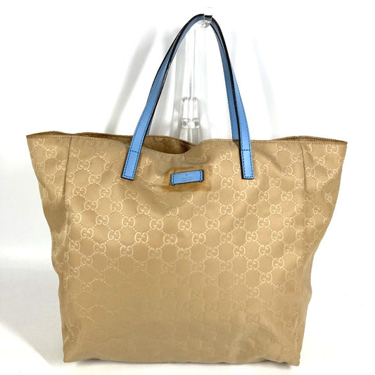 GUCCI 282439 GG ロゴ カバン トートバッグ ショルダーバッグ 肩掛け ハンドバッグ レザー/ナイロン ユニセックス ベージュ