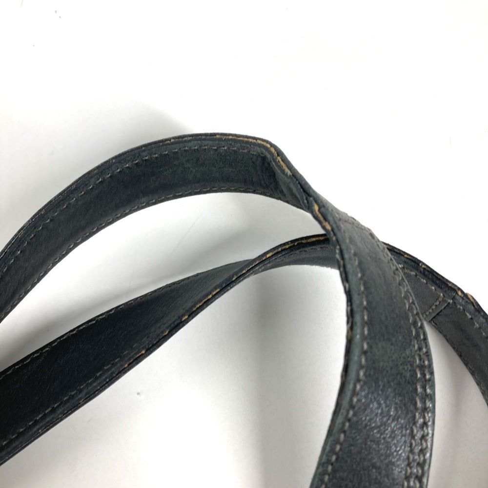 Salvatore Ferragamo ロゴ カバン トートバッグ 肩掛け ショルダーバッグ レザー ユニセックス ブラック