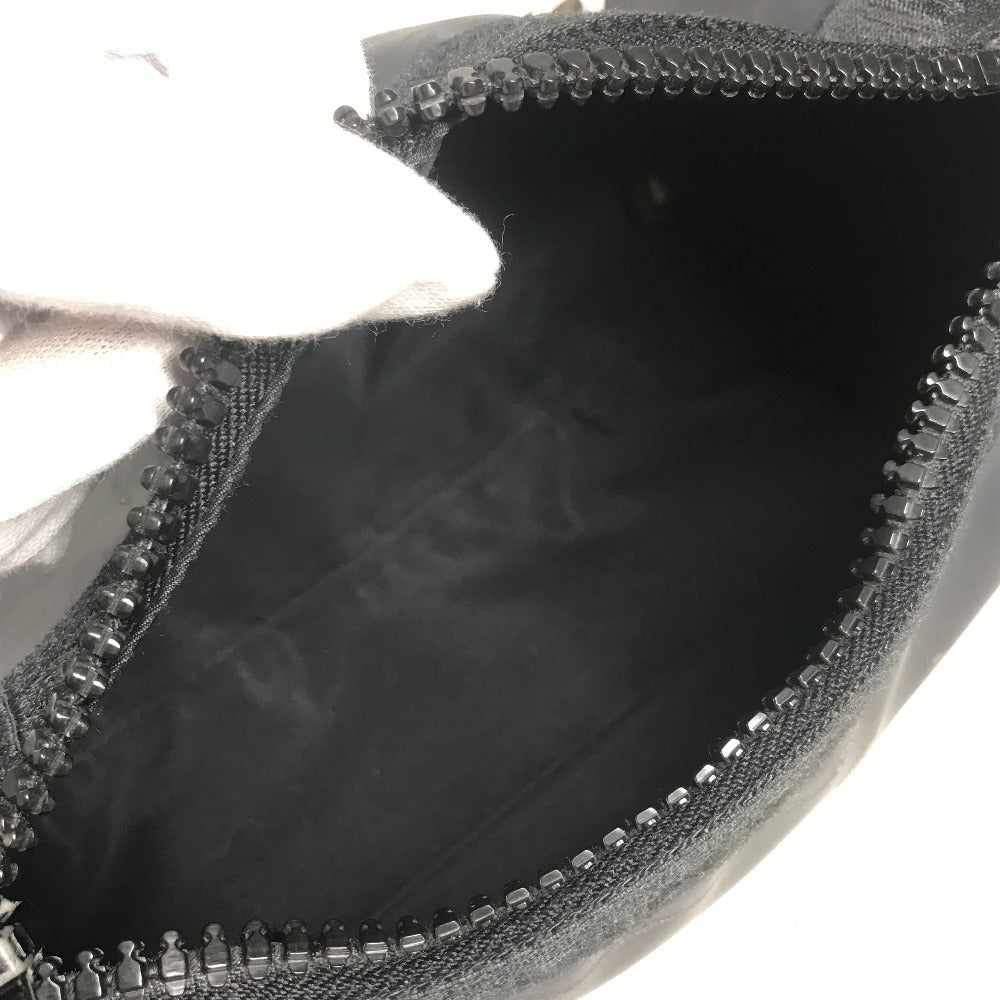 CHANEL スポーツ CC ココマーク ロゴ 筒形 ショルダーバッグ ワンショルダー セミショルダー ミニバッグ ショルダーバッグ ナイロン ユニセックス ブラック
