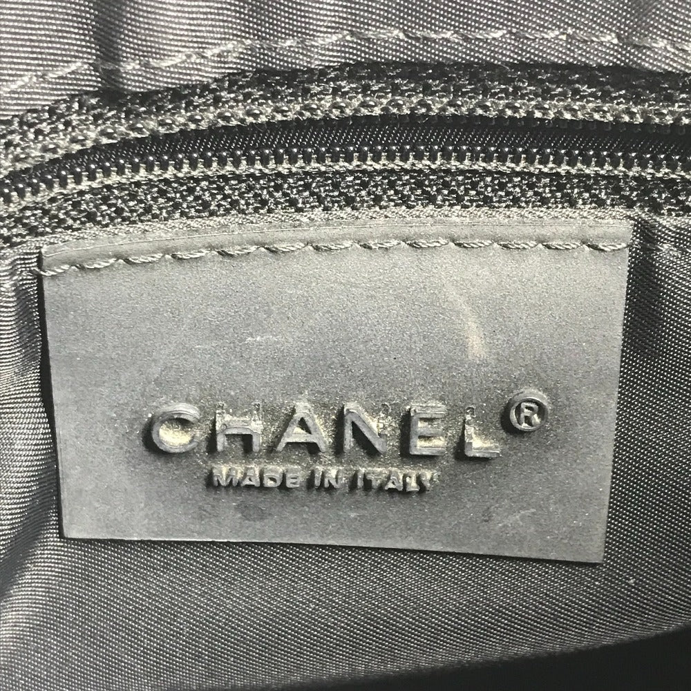 CHANEL スポーツ CC ココマーク ロゴ 筒形 ショルダーバッグ ワンショルダー セミショルダー ミニバッグ ショルダーバッグ ナイロン ユニセックス ブラック