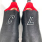 Christian Louboutin ロゴ CL スリッポン シューズ 靴 スニーカー キャンバス メンズ ブラック