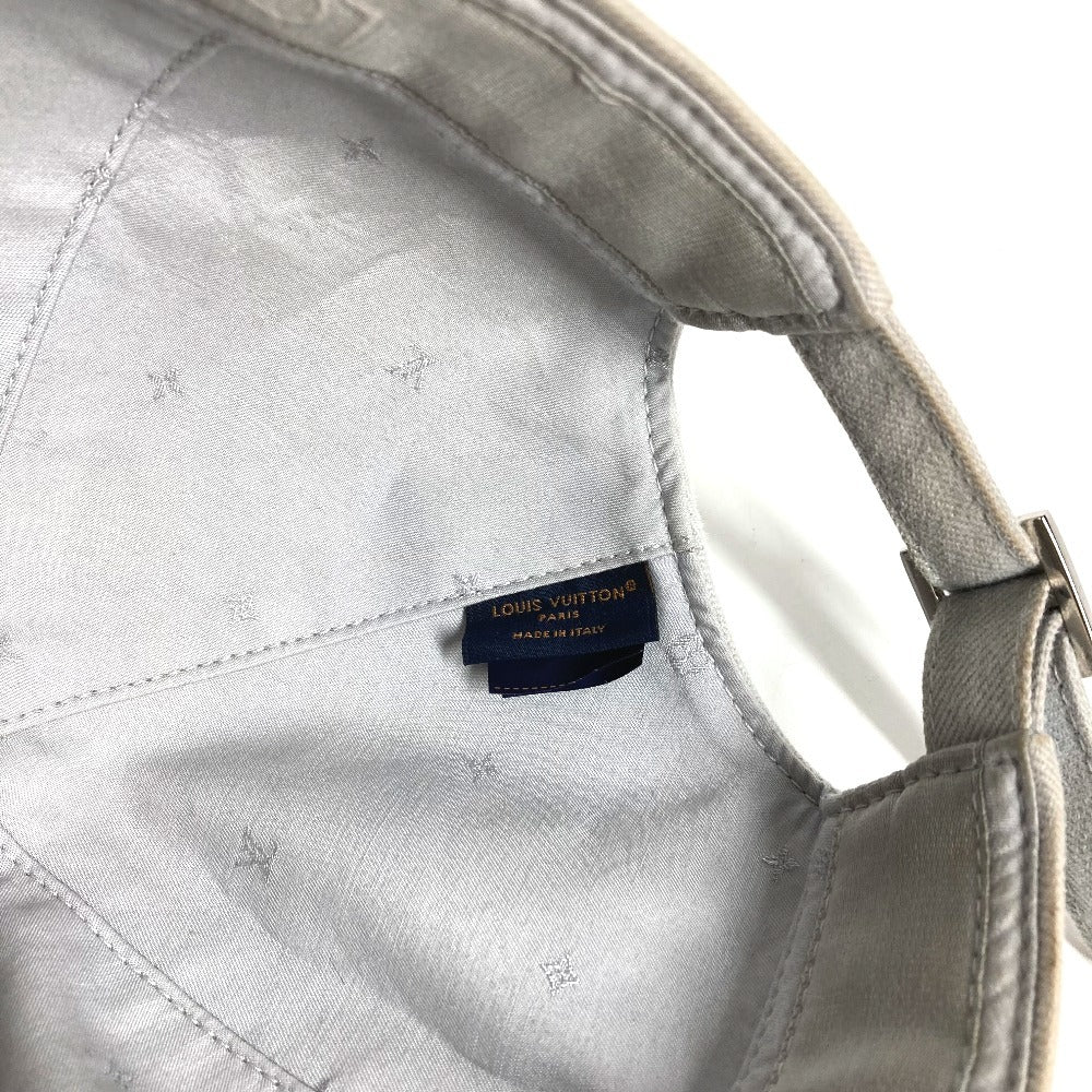 LOUIS VUITTON M7607L LVロゴ キャップLVスマッシュ 帽子 キャップ帽 ベースボール キャップ コットン ユニセックス グリクレ グレー
