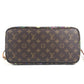 LOUIS VUITTON M13271 LV×TM 村上隆 スーパーフラット ネヴァーフル MM ネヴァーフルMM カバン トートバッグ 肩掛け ポーチ付き ショルダーバッグ モノグラムキャンバス ユニセックス ブラウン
