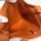 HERMES パンチングロゴ クルードセル ポシェット カバン 肩掛け ショルダーバッグ レザー ユニセックス オレンジ