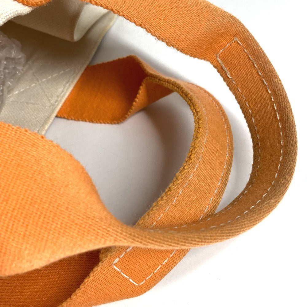 HERMES ボラボラPM ボラボラ PM ハンドバッグ カバン トートバッグ キャンバス ユニセックス オレンジ