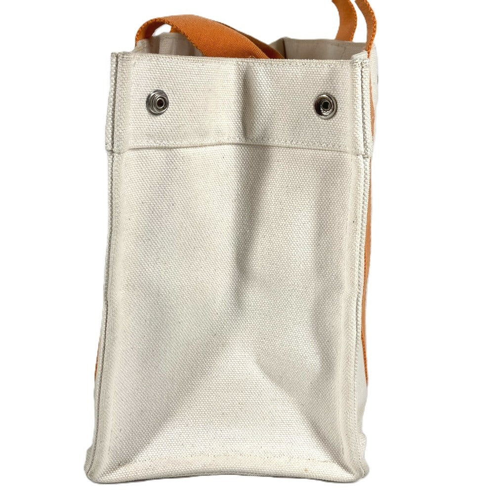 HERMES ボラボラPM ボラボラ PM ハンドバッグ カバン トートバッグ キャンバス ユニセックス オレンジ