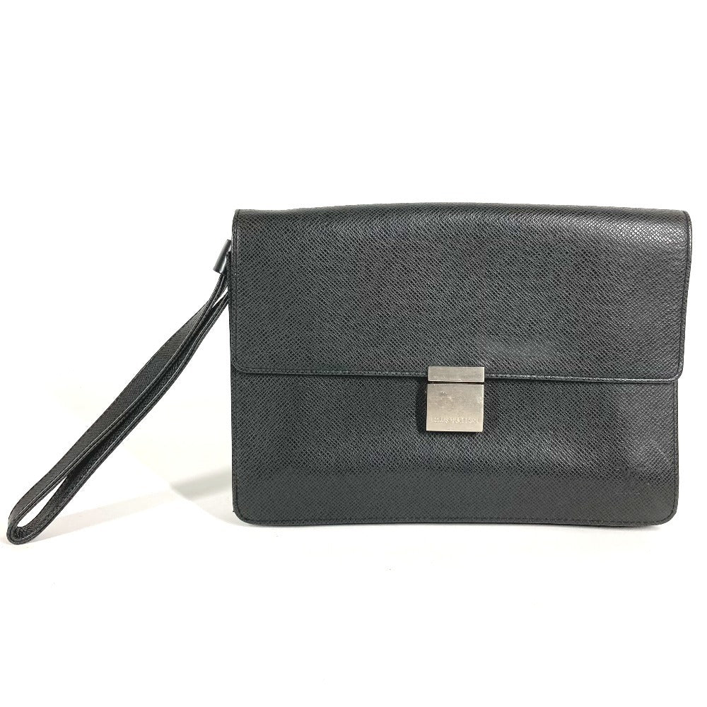 LOUIS VUITTON M30782 タイガ セレンガ カバン ストラップ フラップ ポーチ クラッチバッグ セカンドバッグ タイガレザー ユニセックス アルドワーズ ブラック