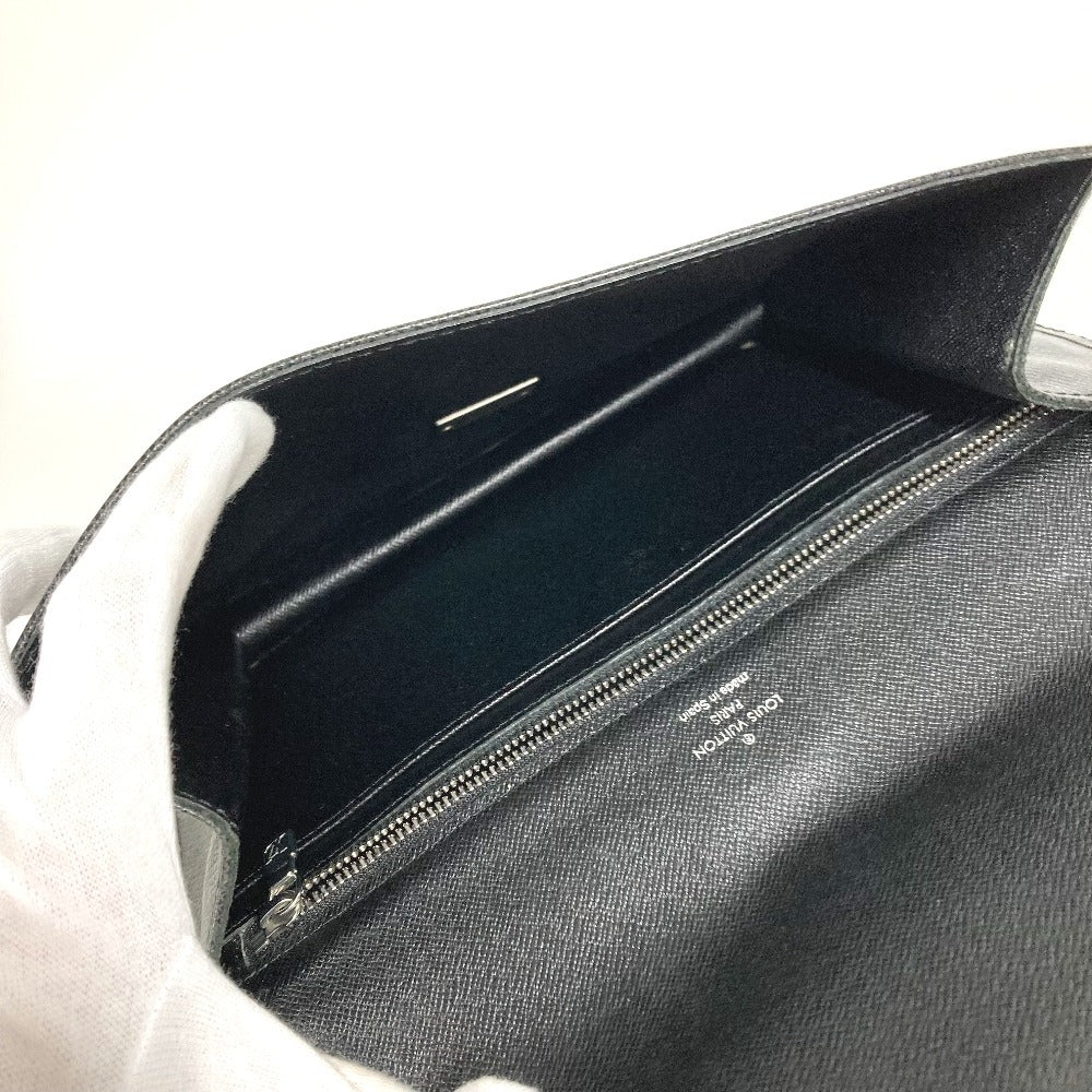 LOUIS VUITTON M30782 タイガ セレンガ カバン ストラップ フラップ ポーチ クラッチバッグ セカンドバッグ タイガレザー ユニセックス アルドワーズ ブラック